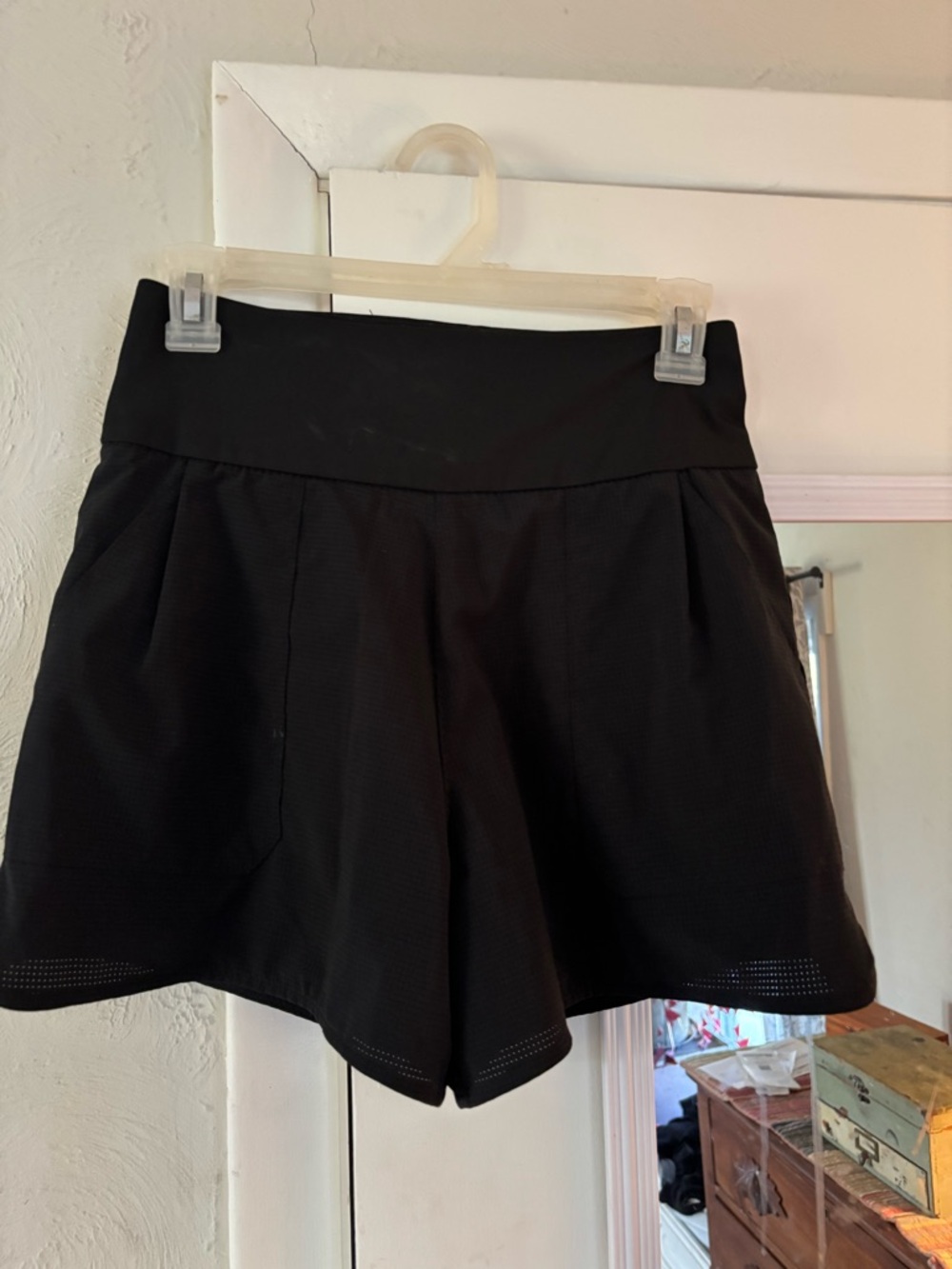 Wrangler Women's Black Athletic Shorts w/Built-In Spandex